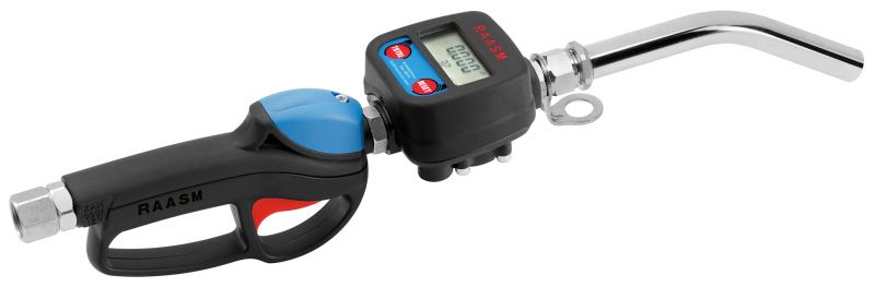 Lasinpesunesteen jakelupistooli mittarilla