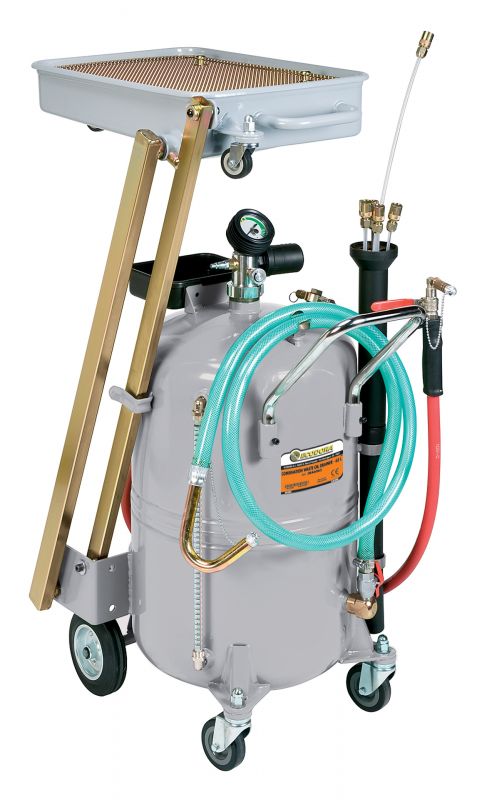 65l imuvaihtaja jossa valuma-allas