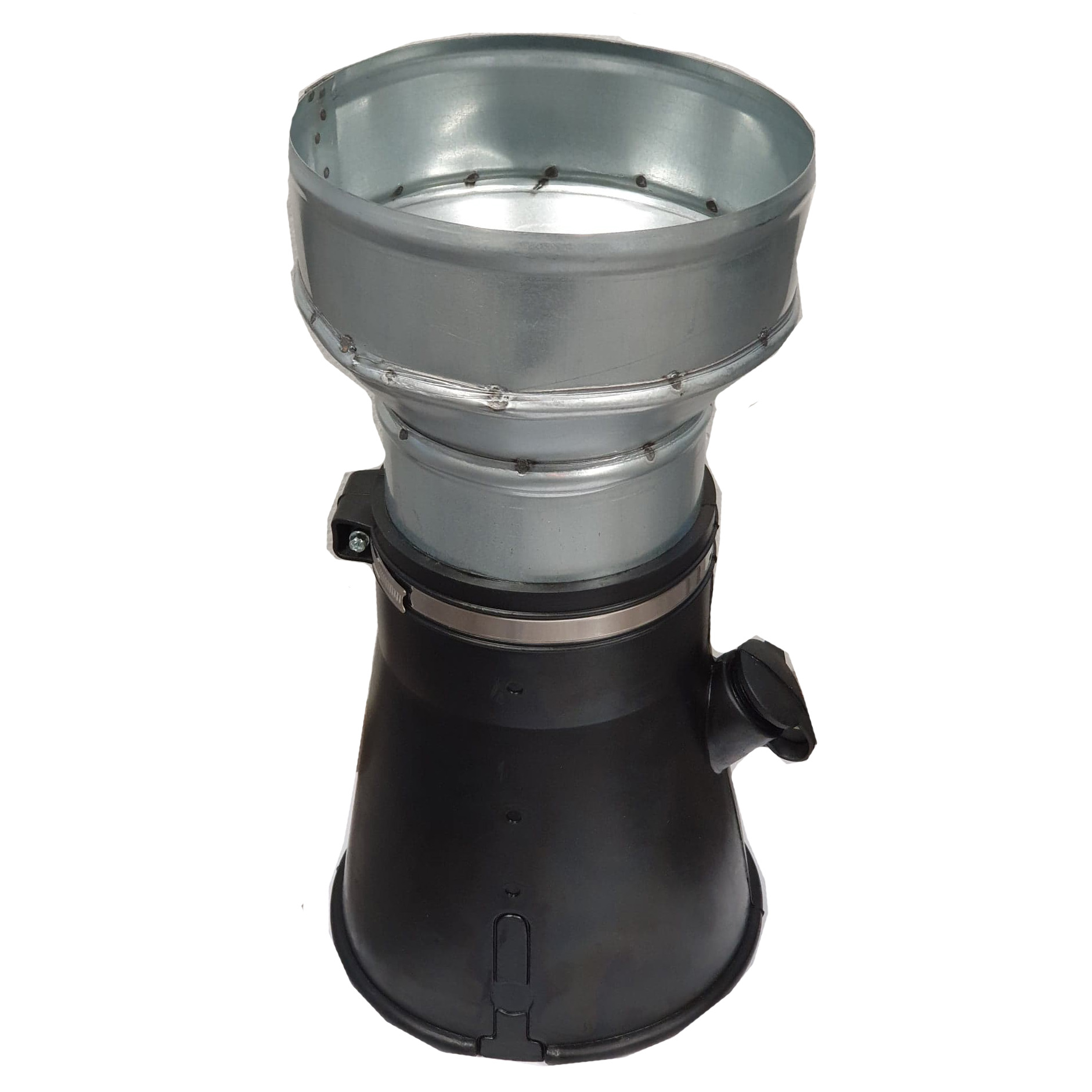 Pakokaasusuulake 200mm letkulle.