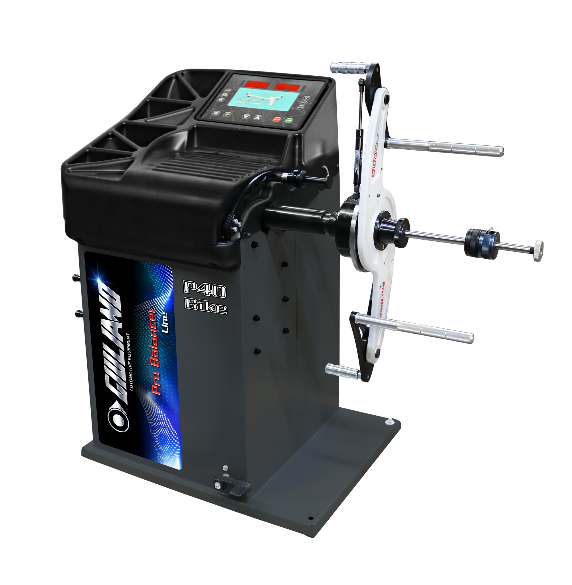 Moottoripyörän renkaan tasapainpotuskone Giuliano P40 Bike.