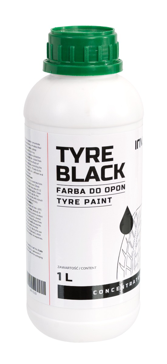 Tyre-black paint TYRE-BLACK INVENTO 1 l - concentrate !TIPTOPOL! (available)