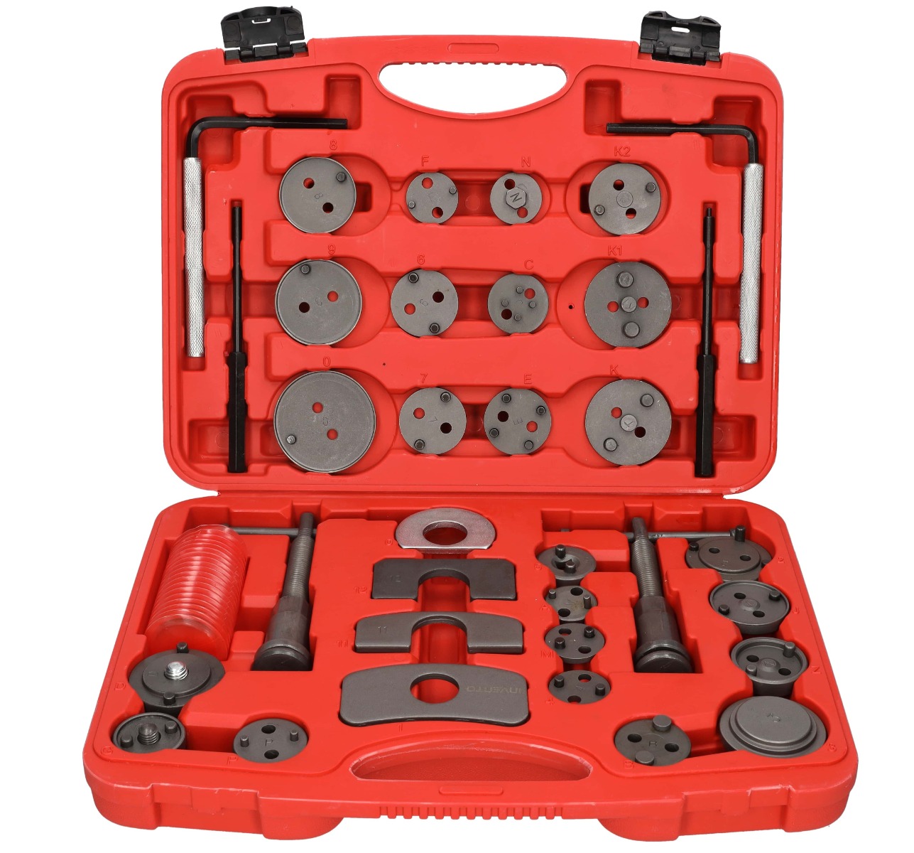 Brake piston wind-back tool kit, 35 pcs !TIPTOPOL! (available)